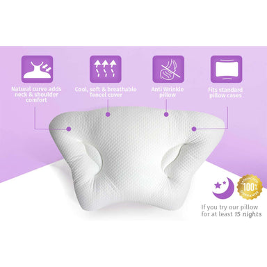 Facelyft Anti-Wrinkle Beautyrest Pillow with Posture Support